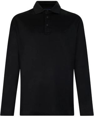 Paul & Shark Long-Sleeve Polo Shirt - Black