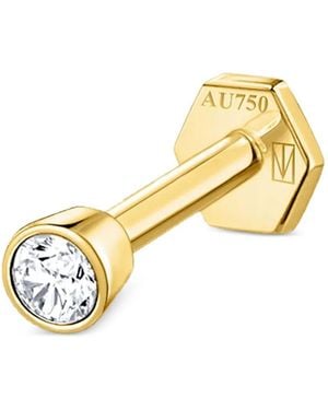 SABOTEUR Piercing Con Diamantes - Metálico