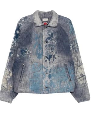 Kafeneo by TBF Graphic-Print Jacket - Blue