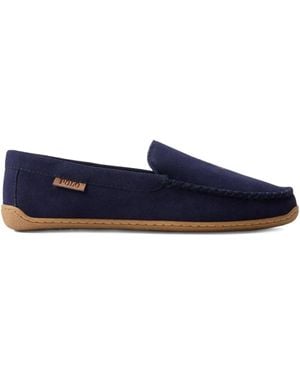 Polo Ralph Lauren Brenan Embroidered Loafers - Blue