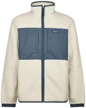 Patagonia Fleece Paneled Jacket - Blue