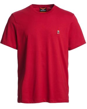 Parajumpers Small-Logo Crew-Neck T-Shirt - Red