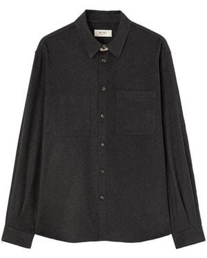 RETORI Patch-Pocket Shirt Jacket - Black