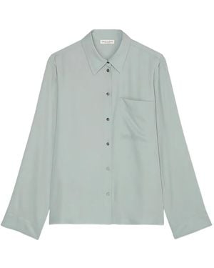 Marc O' Polo Button-Up Patch-Pocket Shirt - Green