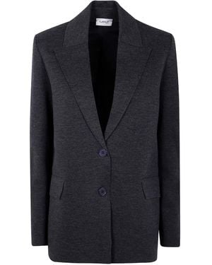 Mrz Notched-Lapel Wool Jacket - Black