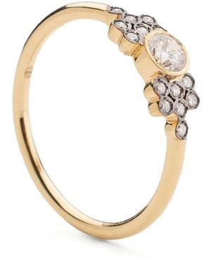Yannis Sergakis 18K La Pierre Diamond Cluster Ring - White