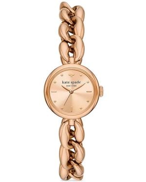 Kate Spade Chunky-Link 24Mm Watch - White