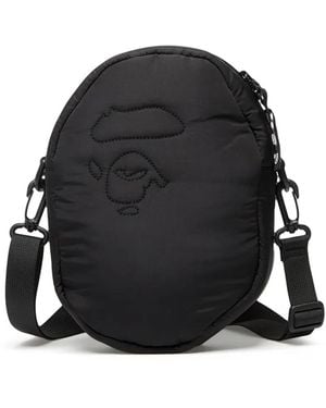 A Bathing Ape Quilted Shoulder Bag - Black