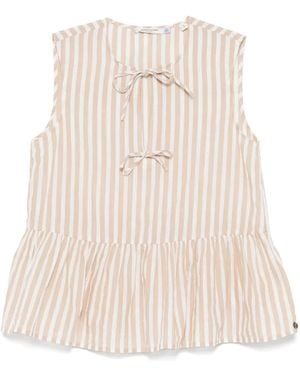 Scotch & Soda Striped Blouse - Natural