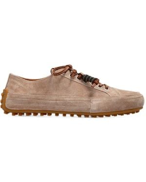 Tod's Sportschuhe Aus Wildleder - Braun