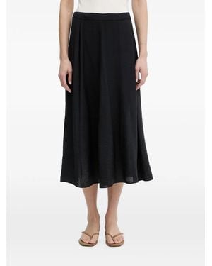 Marc O' Polo Seam-Detail Midi Skirt - Black