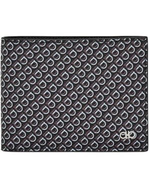 Ferragamo Gancini Bifold Wallet - Black