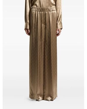 Peserico Gepunktete Hose - Natur