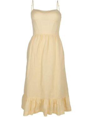 ANDRES OTALORA Vestido Midi Inspiras - Neutro