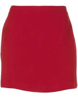 Lethicia Bronstein Alana ハイウエスト ショートパンツ - レッド