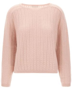 Hemisphere Cable-Knit Jumper - Pink