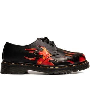 Dr. Martens プリント ダービーシューズ - ブラック