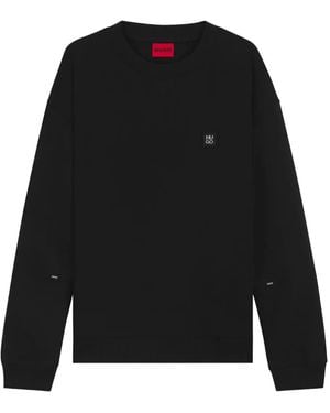 HUGO Logo-Patch Jumper - Black