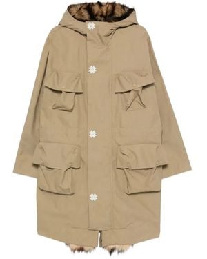 Simone Rocha Fur Pocket Parka - Natural