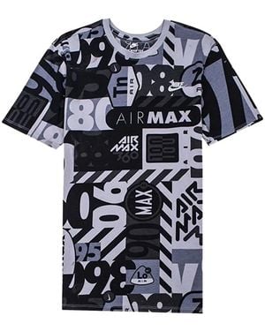 Nike Air Max Graphic-Print T-Shirt - Blue