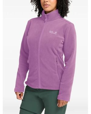 Jack Wolfskin Chaqueta Wild Rebel 200 Fz W Con Logo Bordado - Morado