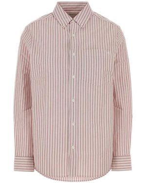 Calvin Klein Striped Classic Shirt - Pink