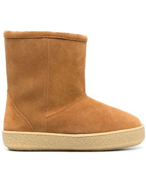 Isabel Marant Suède Enkellaarzen - Bruin