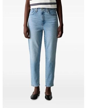 Levi's Vaqueros Ajustados De Talle Alto - Azul