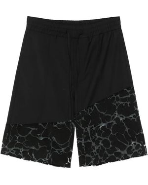Les Hommes Short À Lien De Resserrage - Black