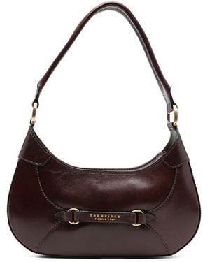 The Bridge Leather Shoulder Bag - Brown