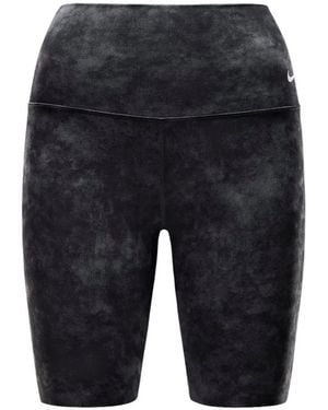 Nike Zenvy Bikershorts Met Tie-Dye Print - Blauw