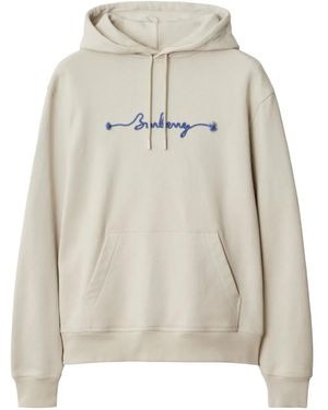Burberry ロゴ パーカー - ナチュラル