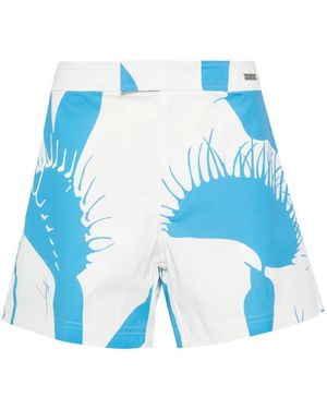 Ferragamo Venus-Print Swim Shorts - Blue