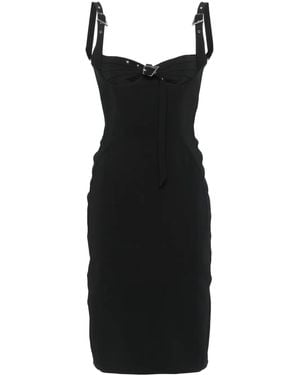 Mugler Midi Dresses - Black