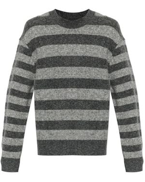 Officine Generale Jersey A Rayas - Gris