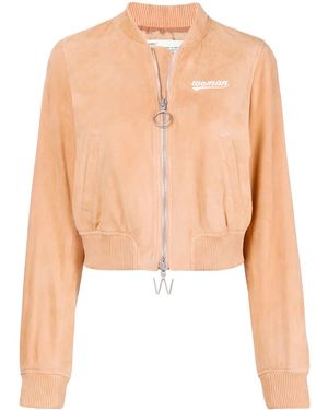 Off-White c/o Virgil Abloh Free As A Butterfly Bomber Jacket - White