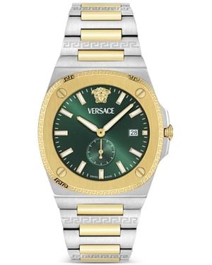 Versace Tolomeo 40Mm Watch - Metallic