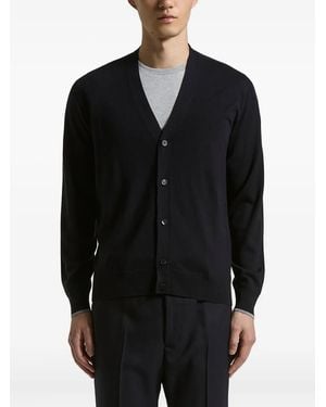 Peserico Button-Fastening Cardigan - Black