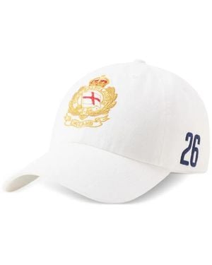 Polo Ralph Lauren Embroidered-Crest Baseball Cap - White