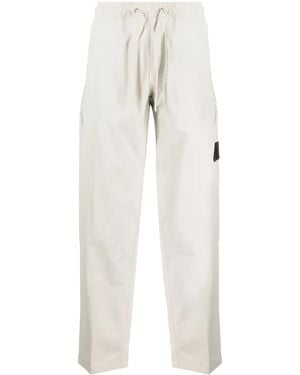 Calvin Klein Technical Logo-Appliqué Trousers - White