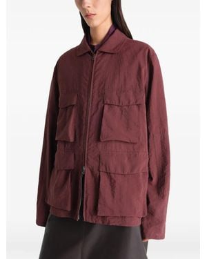 Lemaire 3D Pocket Safari Jacket - Red