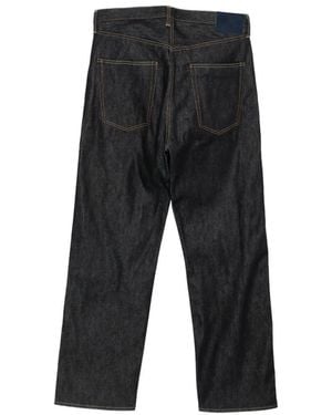 Visvim Wide Unwashed Trousers - Black