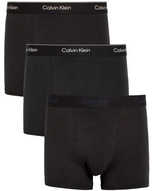 Calvin Klein Logo-Waistband Boxer Briefs - Black