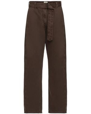 Magda Butrym Belted Jeans - Brown