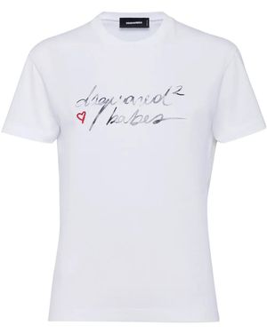 DSquared² Cotton T-Shirt - White
