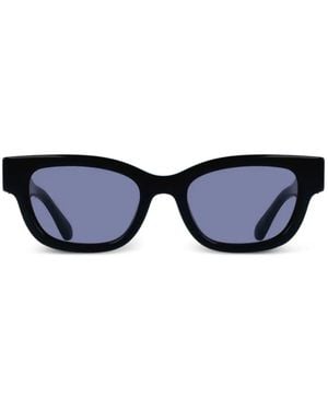 Ferragamo Eyewear Gancini Rectangle-Frame Sunglasses - Blue