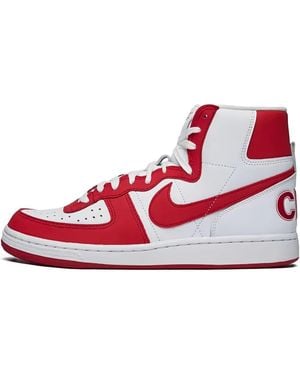 Nike X Comme Des Garçons Homme Plus Terminator High Sp Sneakers - Red