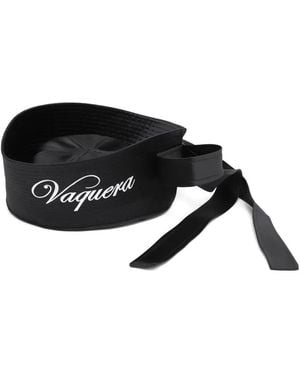 VAQUERA Logo-Embroidered Hat - Black