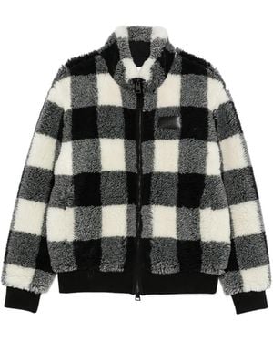 Givenchy Check-Pattern Jacket - Black