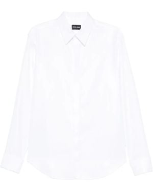 Giorgio Armani Camicia A Maniche Lunghe - Bianco